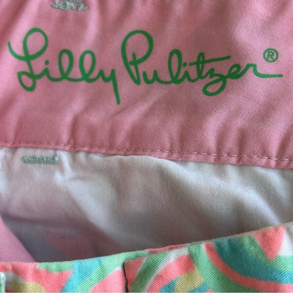 Lilly Pulitzer Barclay Short Size 4 Multicolor Floral Paisley Print Summer - Picture 6 of 6